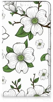 B2Ctelecom Hoesje Samsung Galaxy S20 FE Book Case Dogwood Flowers