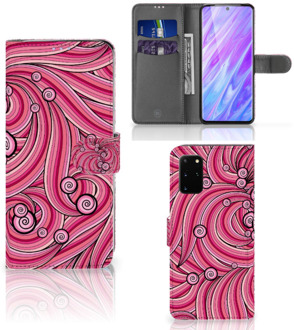 B2Ctelecom Hoesje Samsung Galaxy S20 + Swirl Pink