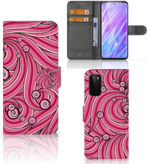 B2Ctelecom Hoesje Samsung Galaxy S20 Swirl Pink