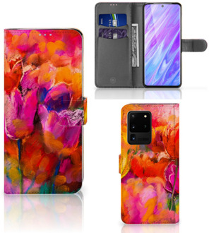 B2Ctelecom Hoesje Samsung Galaxy S20 Ultra Tulpen