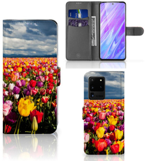 B2Ctelecom Hoesje Samsung Galaxy S20 Ultra Tulpen