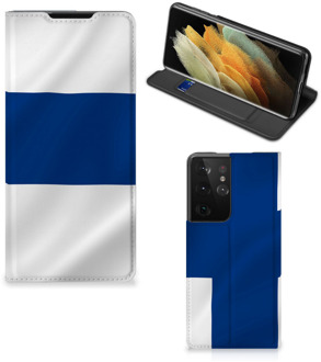 B2Ctelecom Hoesje Samsung Galaxy S21 Ultra Bookcase Finse Vlag