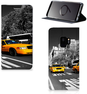 B2Ctelecom Hoesje Samsung Galaxy S9 Design New York Taxi