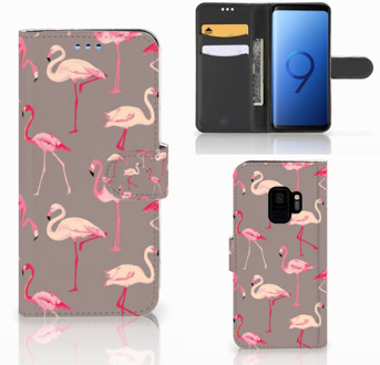 B2Ctelecom Hoesje Samsung Galaxy S9 Flamingo