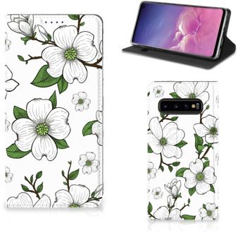 B2Ctelecom Hoesje Samsung S10 Design Dogwood Flowers