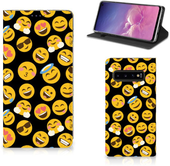 B2Ctelecom Hoesje Samsung S10 Design Emoji