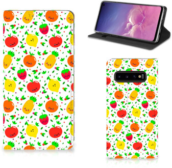 B2Ctelecom Hoesje Samsung S10 Design Fruits