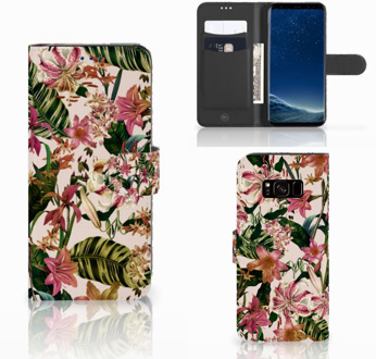 B2Ctelecom Hoesje Samsung S8 Flowers