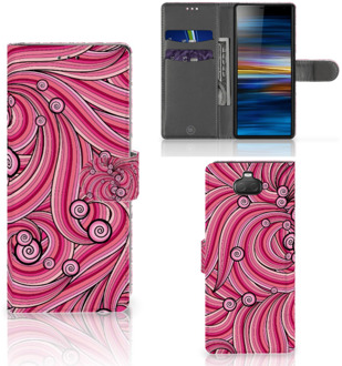 B2Ctelecom Hoesje Sony Xperia 10 Swirl Pink