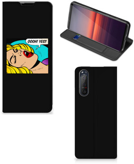 B2Ctelecom Hoesje Sony Xperia 5 II Bookcase Popart Oh Yes