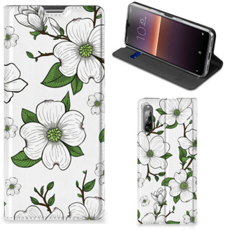 B2Ctelecom Hoesje Sony Xperia L4 Book Case Dogwood Flowers