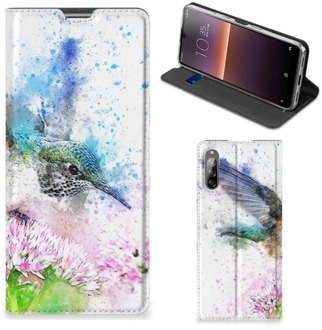 B2Ctelecom Hoesje Sony Xperia L4 Wallet Book Case Vogel