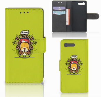 B2Ctelecom Hoesje Sony Xperia X Compact Design Doggy Biscuit