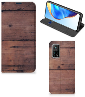 B2Ctelecom Hoesje Xiaomi Mi 10T | 10T Pro Leuk Case Old Wood