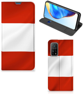 B2Ctelecom Hoesje Xiaomi Mi 10T | 10T Pro Telefoonhoesje met Naam Oostenrijkse Vlag