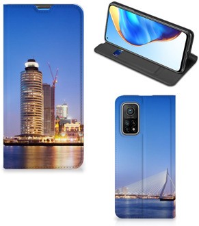 B2Ctelecom Hoesje Xiaomi Mi 10T | 10T Pro Telefoonhoesje Tekst Erasmusbrug Rotterdam