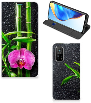 B2Ctelecom Hoesje Xiaomi Mi 10T | 10T Pro Wallet Bookcase Orchidee