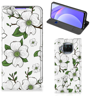 B2Ctelecom Hoesje Xiaomi Mi 10T Lite Book Case Dogwood Flowers