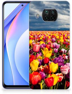 B2Ctelecom Hoesje Xiaomi Mi 10T Lite Telefoon Hoesje Tulpen