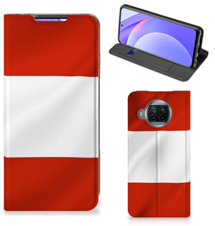 B2Ctelecom Hoesje Xiaomi Mi 10T Lite Telefoonhoesje met Naam Oostenrijkse Vlag