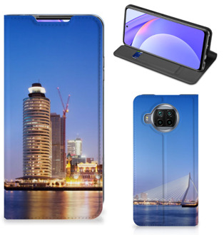 B2Ctelecom Hoesje Xiaomi Mi 10T Lite Telefoonhoesje Tekst Erasmusbrug Rotterdam