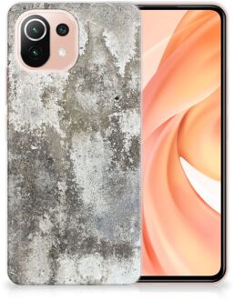 B2Ctelecom Hoesje Xiaomi Mi 11 Lite Telefoon Hoesje Beton