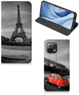 B2Ctelecom Hoesje Xiaomi Mi 11 Lite Wallet Case Eiffeltoren Parijs