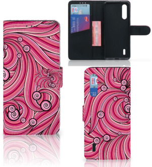 B2Ctelecom Hoesje Xiaomi Mi 9 Lite Swirl Pink