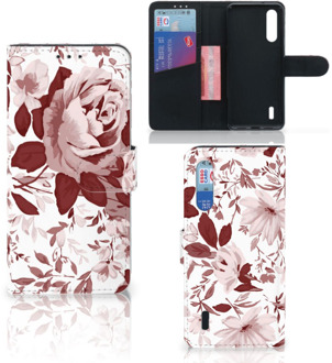 B2Ctelecom Hoesje Xiaomi Mi 9 Lite Watercolor Flowers