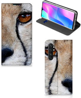 B2Ctelecom Hoesje Xiaomi Mi Note 10 Lite Bookcase Cheetah