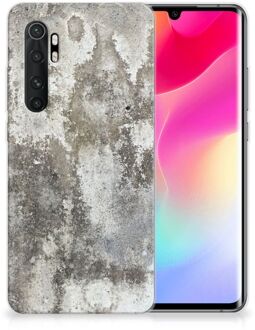 B2Ctelecom Hoesje Xiaomi Mi Note 10 Lite Telefoon Hoesje Beton