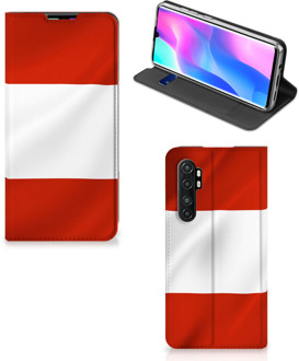 B2Ctelecom Hoesje Xiaomi Mi Note 10 Lite Telefoonhoesje met Naam Oostenrijkse Vlag