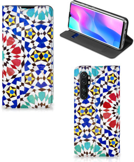 B2Ctelecom Hoesje Xiaomi Mi Note 10 Lite Telefoontas Mozaïek