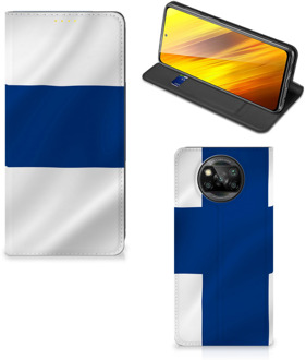 B2Ctelecom Hoesje Xiaomi Poco X3 Bookcase Finse Vlag