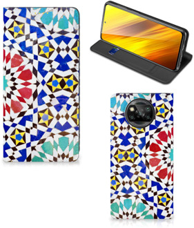 B2Ctelecom Hoesje Xiaomi Poco X3 Telefoontas Mozaïek