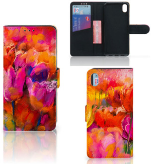 B2Ctelecom Hoesje Xiaomi Redmi 7A Tulpen