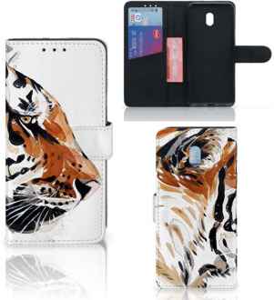 B2Ctelecom Hoesje Xiaomi Redmi 8A Watercolor Tiger