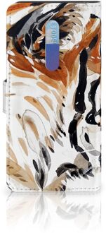 B2Ctelecom Hoesje Xiaomi Redmi K20 Pro Watercolor Tiger