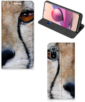 B2Ctelecom Hoesje Xiaomi Redmi Note 10 4G | 10S Bookcase Cheetah