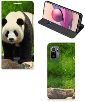 B2Ctelecom Hoesje Xiaomi Redmi Note 10 4G | 10S Telefoontas Panda