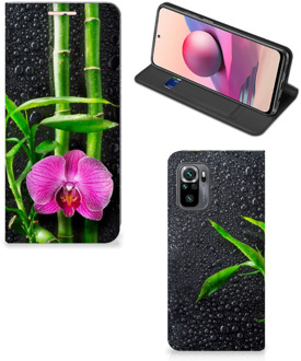 B2Ctelecom Hoesje Xiaomi Redmi Note 10 4G | 10S Wallet Bookcase Orchidee