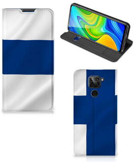 B2Ctelecom Hoesje Xiaomi Redmi Note 9 Bookcase Finse Vlag