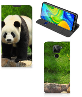 B2Ctelecom Hoesje Xiaomi Redmi Note 9 Telefoontas Panda