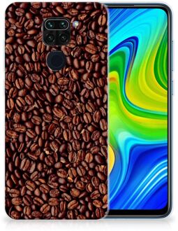 B2Ctelecom Hoesje Xiaomi Redmi Note9 Telefoon Hoesje Koffiebonen