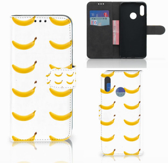 B2Ctelecom Honor 10 Lite Uniek Bookcase Hoesje Banana