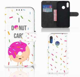 B2Ctelecom Honor 10 Lite Uniek Bookcase Hoesje Donut