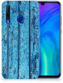 B2Ctelecom Honor 20 Lite Bumper Hoesje Blauw Wood