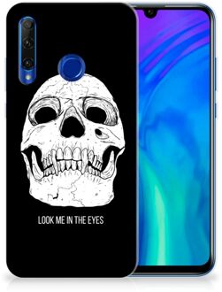 B2Ctelecom Honor 20 Lite Silicone Back Case Skull Eyes