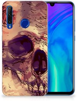 B2Ctelecom Honor 20 Lite Silicone Back Case Skullhead