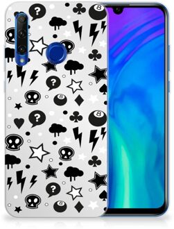 B2Ctelecom Honor 20 Lite Silicone Back Case Zilver Punk